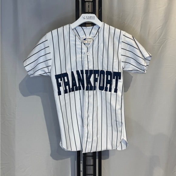 Champro Other - Frankfort‎ Kids' Striped Jersey - White and Navy